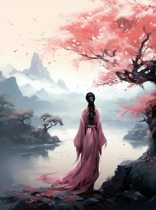 二次元壁纸,仙气飘飘的古风美女们