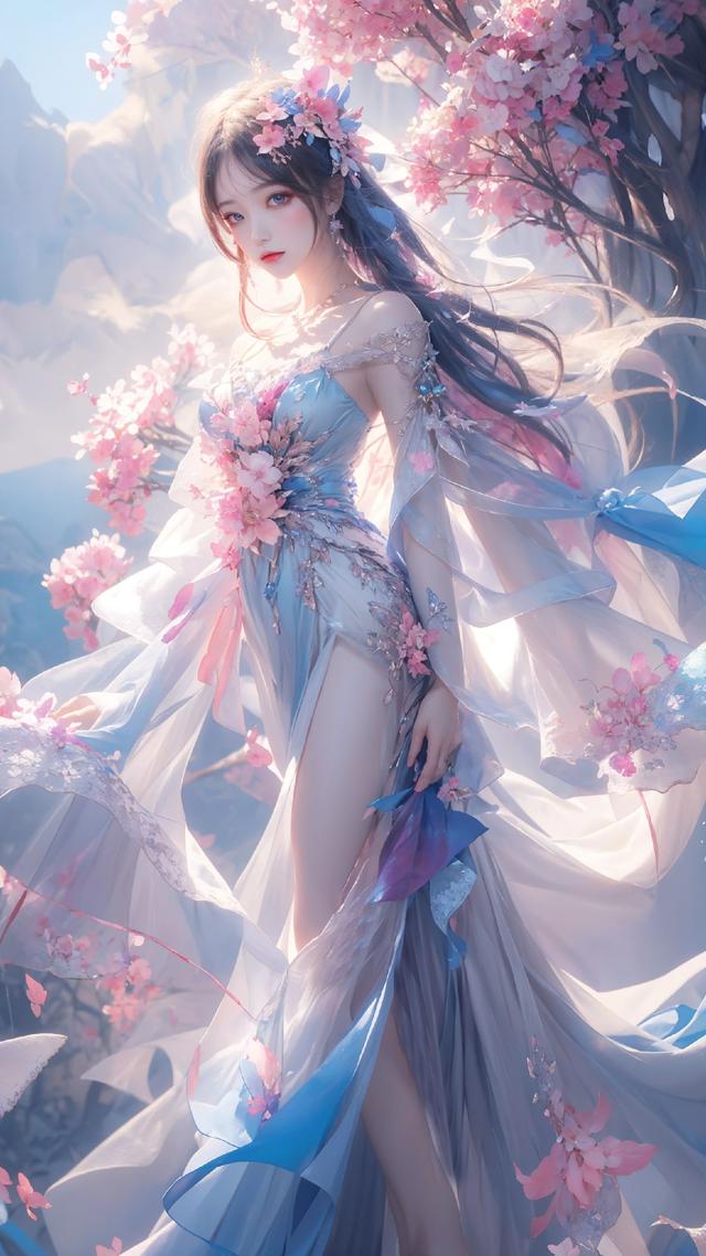 二次元壁纸,仙气飘飘的古风美女们