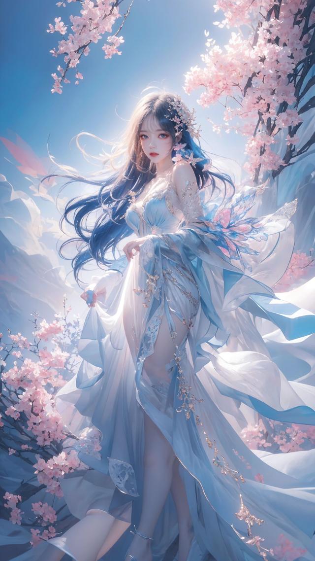 二次元壁纸,仙气飘飘的古风美女们