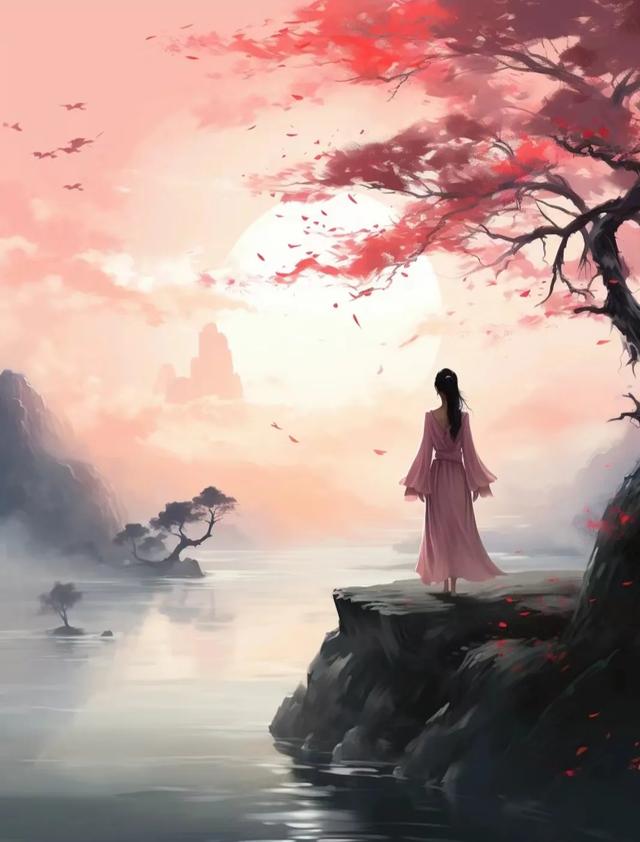 二次元壁纸,仙气飘飘的古风美女们