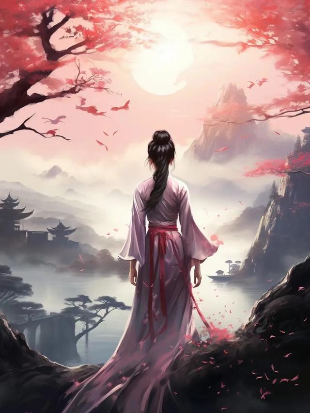 二次元壁纸,仙气飘飘的古风美女们